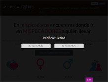 Tablet Screenshot of mispecadores.com